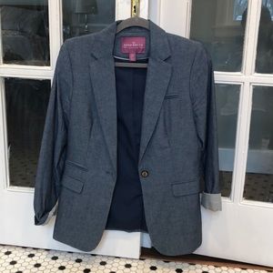 Chambray blazer